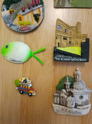 Lote 12 Imanes Recuerdos Viajes