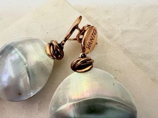 Pendientes Vanto nácar, lapislázuli y turquesa