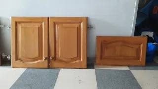 Ante da cucina rustica in legno massello- frassino