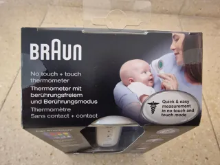 Termómetro Braun BNT400 sin contacto. A estrenar.