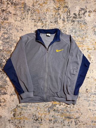 Sudadera Nike Gris y Azul