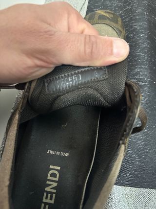 Scarpe Fendi con banda monogram