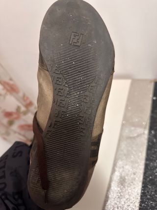 Scarpe Fendi con banda monogram