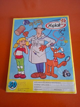 Álbum Cromos Inspector Gadget Yoplait