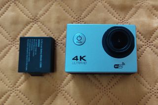 Action Cam 4K Ultra HD con Batteria