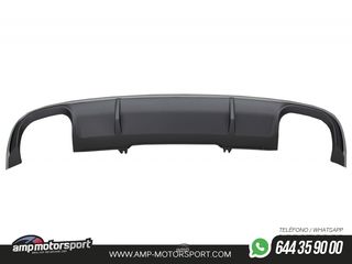 DIFUSOR TRASERO PARA AUDI A4 B9 BERLINA / AVANT 2015-2019 LOOK S4
