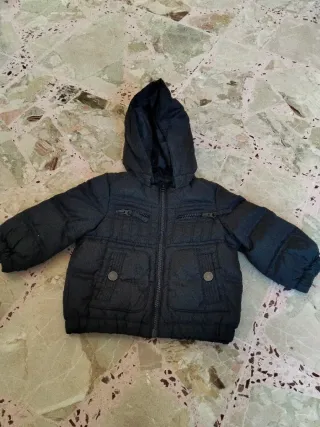 Giubbotto neonato blu 9-12 mesi Benetton 7