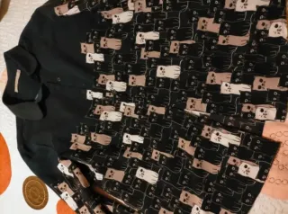 Blusa Anany con estampado de gatos