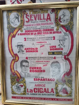 Cartel Feria de Abril en Sevilla 1888