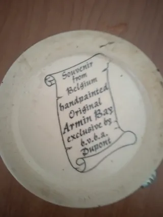 Jarra Cerveza Bélgica Cerámica