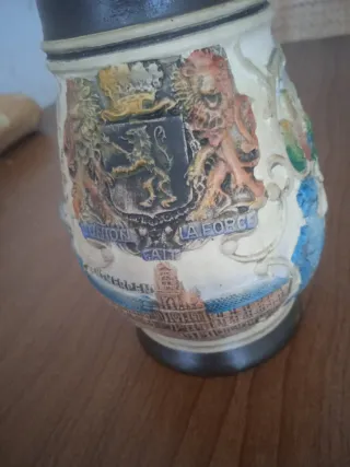 Jarra Cerveza Bélgica Cerámica