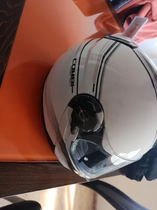 Casco de moto NZI con funda Talla L