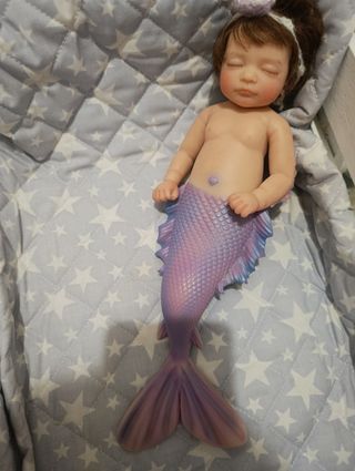 Reborn Silicona Sirena