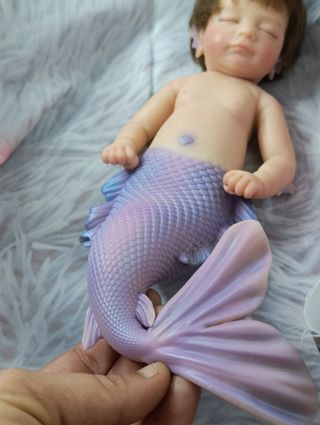 Bebé Reborn Silicona Sirena