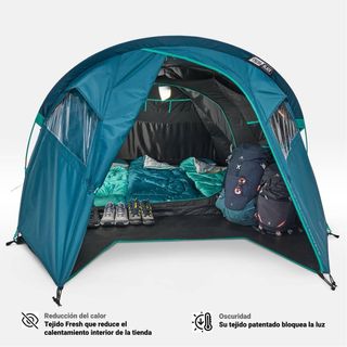 Tienda campaña Quechua 3 personas