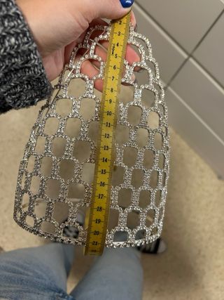 Corona Tiara Brillante Plata