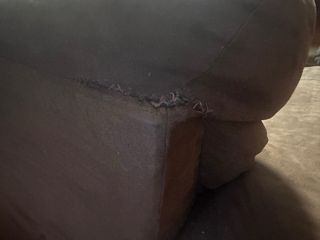 Sofá marrón 2 plazas poco uso