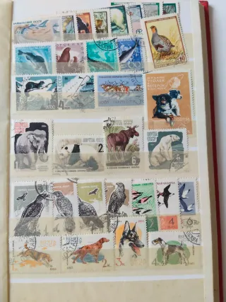 Colección de sellos antiguos