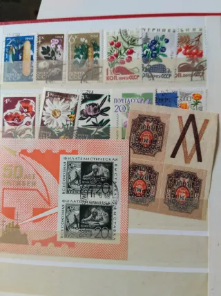 Colección de sellos antiguos