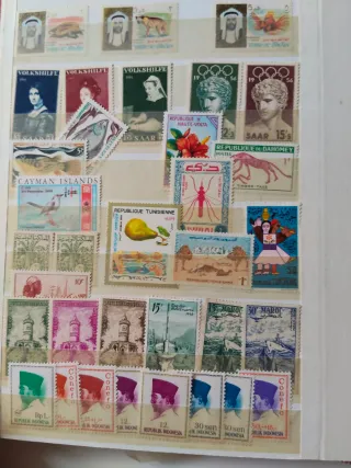 Colección de sellos antiguos