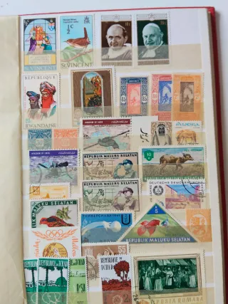 Colección de sellos antiguos