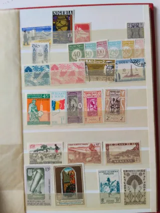 Colección de sellos antiguos