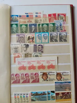 Colección de sellos antiguos