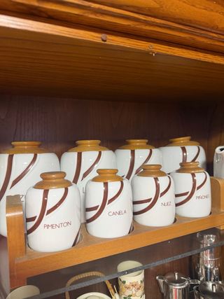 Juego Especieros Vintage T&B de Porcelana