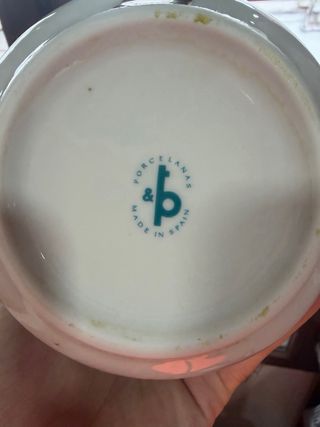 Juego Especieros Vintage T&B de Porcelana