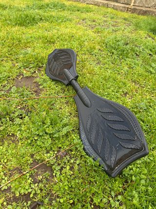 Waveboard Negro Con Luces En Las Ruedas