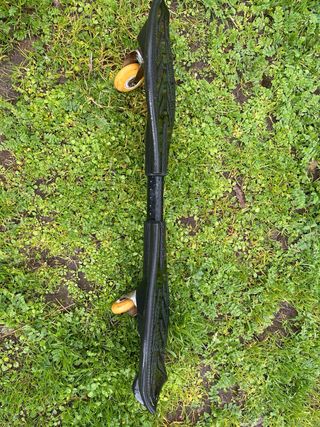 Waveboard Negro Con Luces En Las Ruedas