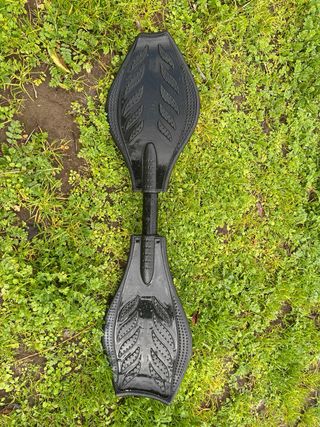 Waveboard Negro Con Luces En Las Ruedas