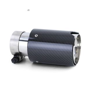 COLA ESCAPE REDONDA CARBONO BRILLO LOOK BMW