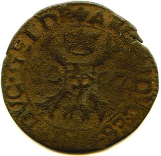 Moneda antigua de bronce