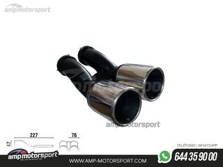 COLA DE ESCAPE DOBLE CURVA