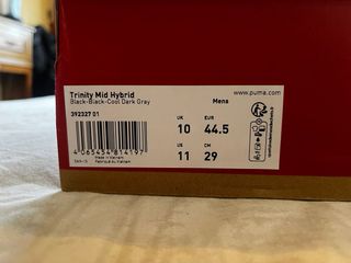 Puma Trinity Mid Hybrid Negras Talla 45 Nuevas