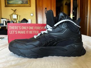 Puma Trinity Mid Hybrid Negras Talla 45 Nuevas