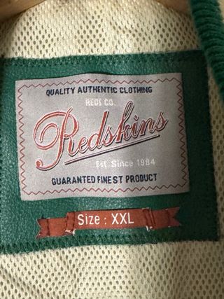 Chaqueta universitaria Redskins Piel Talla XXL