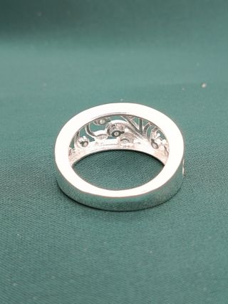 Anillo Plata Ley 925 Diseño Floral