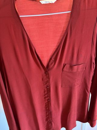 Blusa Eseoese Roja Talla M