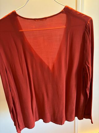 Blusa Eseoese Roja Talla M
