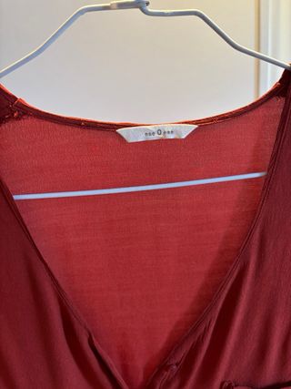 Blusa Eseoese Roja Talla M