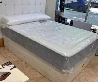 Pack matrimonio cabezal colchon canape