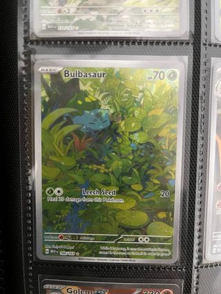 Bulbasaur Carta Pokémon 151 Alternativo