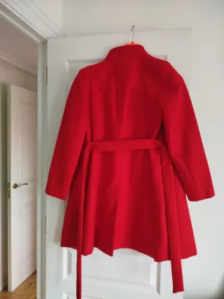 Abrigo largo Formula Joven rojo