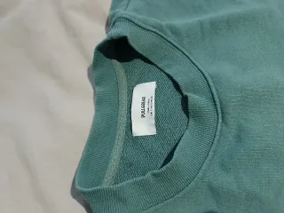 Sudadera verde manga larga