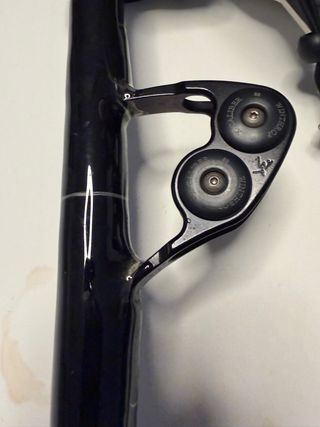 Conjunto caña y carrete atun gigante