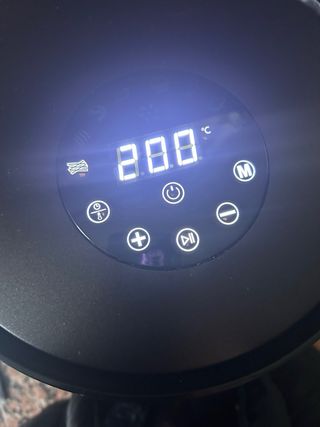 Freidora de aire SilverCrest negra