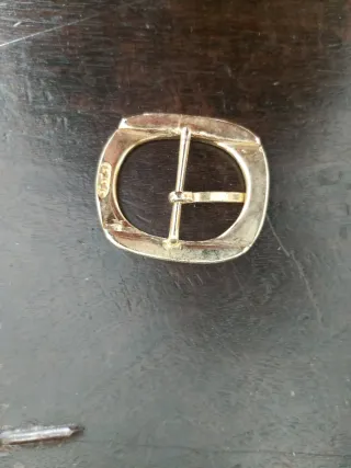 Hebilla de cinturón dorada