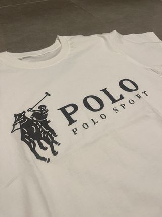 Camiseta Polo Sport Blanca Talla M/L